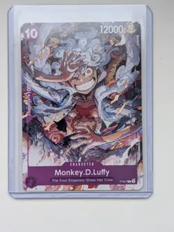 One Piece Monkey D Luffy P-041 Gear 5 One Piece Promo Card Eng - Image 1