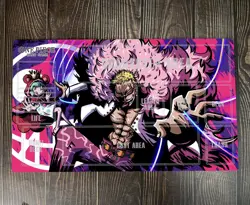 O-P OPCG TCG CCG Donquixote Doflamingo Table Playmat Trading Card Game Mat Pad - Image 1