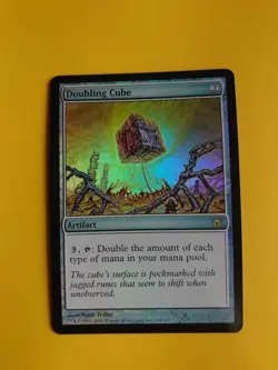 Doubling Cube. FOIL Artifact. Fifth Dawn. VG Magic the Gathering Card. - Image 1