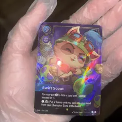 Teemo - Swift Scout OGN 307/298 Overnumbered Riftbound NM + 50 bulk cards - Image 1