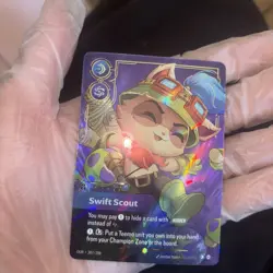 Teemo - Swift Scout OGN 307/298 Overnumbered Riftbound NM + 50 bulk cards - Image 4