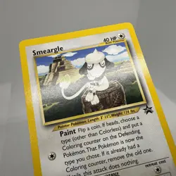 Vintage Smeargle Pokemon Card Black Star Promo #32 Authentic WOTC LP 2001 Y2K - Image 4