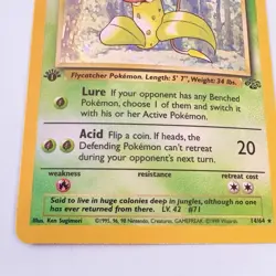 Victreebel 14/64 Jungle Holo Rare 1999 Pokemon Card WOTC LP - Image 2