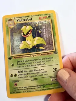 Victreebel 14/64 Jungle Holo Rare 1999 Pokemon Card WOTC LP - Image 4