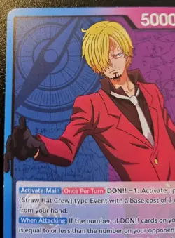 Sanji OP12-041 Leader Legacy Of The Master One Piece Card Game - Image 2