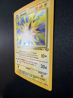 Jolteon - 4/64 - Pokemon Jungle Unlimited Holo Rare Card WOTC LP - Image 3
