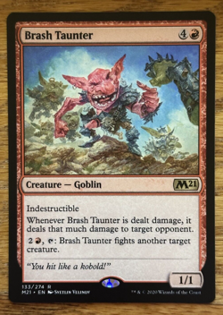 MTG Core Set 21, Brash Taunter - Image 1