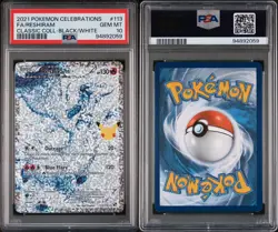 PSA 10 Reshiram 113/114 Celebrations Classic Collection Pokemon 2021 - Image 3