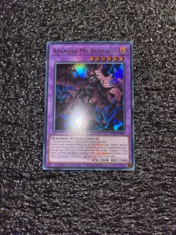 Yugioh! Azamina Mu Rcielago 25LP-EN011 Emblazoned Ultra Rare Limited Edition NM - Image 1