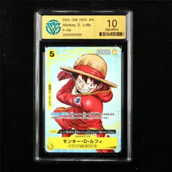 CCG 10 GemMint 2025 One Piece JPN Monkey D. Luffy P-106 P - Image 1