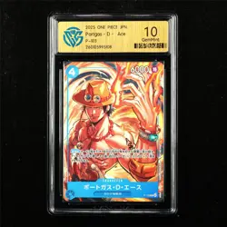 CCG 10 GemMint 2025 One Piece JPN Portgas D. Ace P-103 P - Image 1