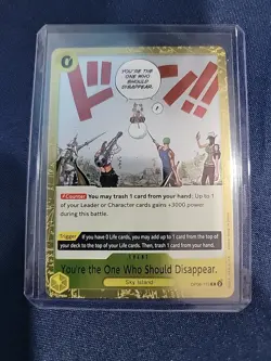 You're the One Who Should Disappear - One Piece CCG: Wings of the Captain (OP06) - Image 1