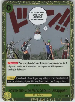 One Piece TCG You're the One Who Should Disappear R Wings of the Captai OP06-115 - Image 1