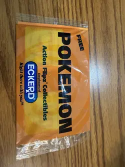 (2)x Pokemon Action Flipz Game CCG Cards Eckerd Drugs Vintage Unopened Pack Lot - Image 1
