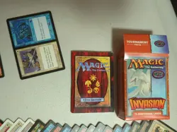 MTG Magic Invasion Tournament Pack Box + Fifth Edition Rules + Lot Of Misc Cards - Image 4