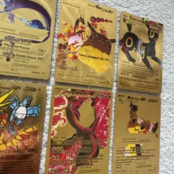 Pokemon Foil Fan Art Cards - Gold Foil Spanish Version Bundle x 12 - Image 5