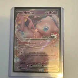 Pokemon Mew ex 151/165 Stamped Prize Pack Holo English Card - Image 3