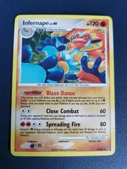 Pokemon Card Infernape 3/100 D&P Stormfront Holo Rare - Image 1