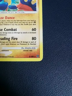 Pokemon Card Infernape 3/100 D&P Stormfront Holo Rare - Image 5