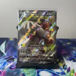 Pokemon Card Rillaboom V SV105/SV122 Shining Fates Near Mint - Image 1
