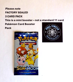 Pokemon Sun & Moon 3 Card Pack General Mills Sample Fun Fruit Roll Up Promo Pack - Image 2