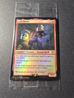 Zell Dincht Mtg Final Fantasy Prerelease Sealed Stamped Foil - Image 1