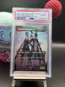 Balthier and Fran - #319 - Borderless - Foil - Final Fantasy - FIN - PSA 10 - Image 1