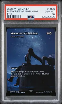 Memories of Nibelheim (Showcase Foil) - #26 - Final Fantasy - PSA 10 - Image 2