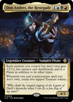 Don Andres, the Renegade (Extended Art) [The Lost Caverns of Ixalan Commander] - Image 1