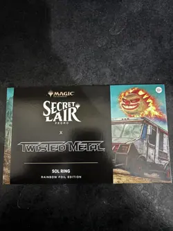 MTG Secret Lair x Twisted Metal Sol Ring Foil Edition - IN HAND FAST SHIP! - Image 1