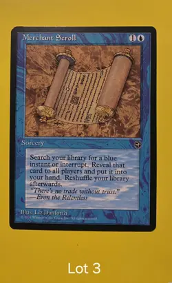 Merchant Scroll MTG Homelands Lot3 - Image 1