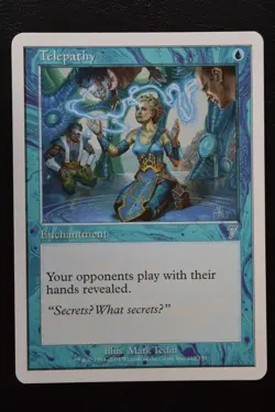 Magic The Gathering MTG TELEPATHY 7th Edition LP Lightly Played - Image 1