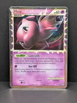 Mew (Prime) 97/102 Triumphant Holo Ultra Rare Pokemon TCG Nintendo NM - Image 1
