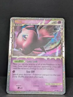 Mew (Prime) 97/102 Triumphant Holo Ultra Rare Pokemon TCG Nintendo NM - Image 3