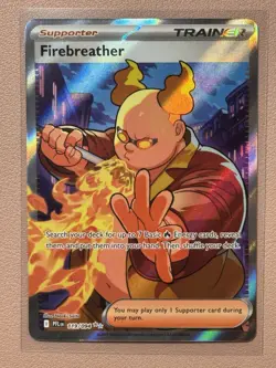 Firebreather Full Art Trainer 119/094 Phantasmal Flames Pokemon TCG - Image 1