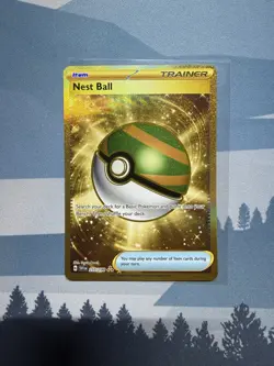 Pokemon Scarlet & Violet Nest Ball 255/198 Holo Hyper Rare Near Mint - Image 3
