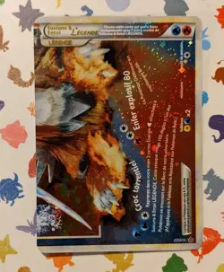 Pokemon TCG Suicune & Entei Legend (Bottom) 95/95 *FRENCH* Unleashed Holo 2010 - Image 1