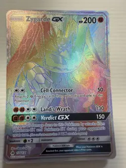 Pokemon TCG Forbidden Light Secret Rainbow Rare Zygarde 136/131 Near Mint - Image 1