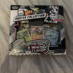 Pokemon TCG - Black Bolt and White Flare Poster Collection Box - Sealed NEW - Image 1