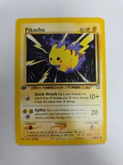Pikachu 70/111 - 1ST EDITION Neo Genesis Pokemon Card Naoyo Kimura - Image 1