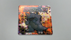 Pokemon Rhydon Mini Card Stadium 2 GB Pocket Prism Holo vintage Near Mint - Image 2
