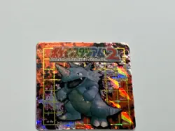 Pokemon Rhydon Mini Card Stadium 2 GB Pocket Prism Holo vintage Near Mint - Image 3