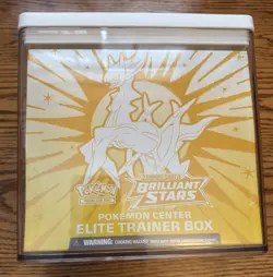Brilliant Stars Pokemon Center ETB Pokemon TCG Sword & Shield Elite Trainer Box - Image 1