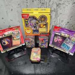 Pokemon TCG Ascended Heroes, 151 Tin, Phantasmal Flames Booster Bundle Lot - Image 1