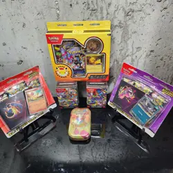 Pokemon TCG Ascended Heroes, 151 Tin, Phantasmal Flames Booster Bundle Lot - Image 2