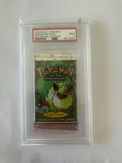 1st Edition Pokemon Jungle Booster Pack 1999 PSA 9 MINT Sealed - Flareon 742818060639 - Image 2