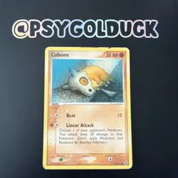 2004 Pokemon, EX Firered & Leafgreen #60/112 Cubone, Common HP A1 - Image 1