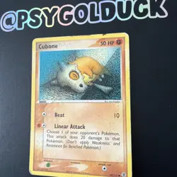 2004 Pokemon, EX Firered & Leafgreen #60/112 Cubone, Common HP A1 - Image 2