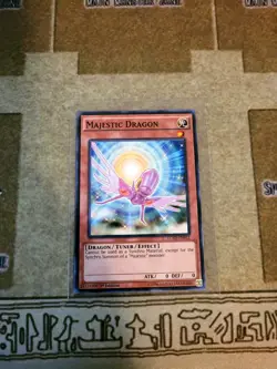 YUGIOH TCG MAJESTIC DRAGON LC5D-EN012 COMMON 1ST EDITION - Image 1