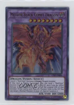 UR - Meteor Black Comet Dragon 1st Ed. YuGiOh Ghosts From The Past #GFTP-EN096 - Image 1